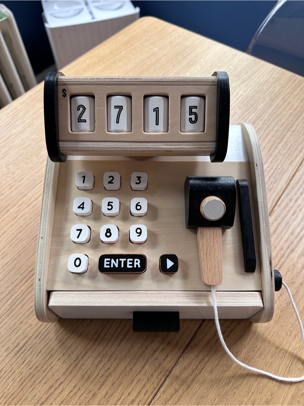 NEW Wooden Play Cash Register - Wonder & Wise